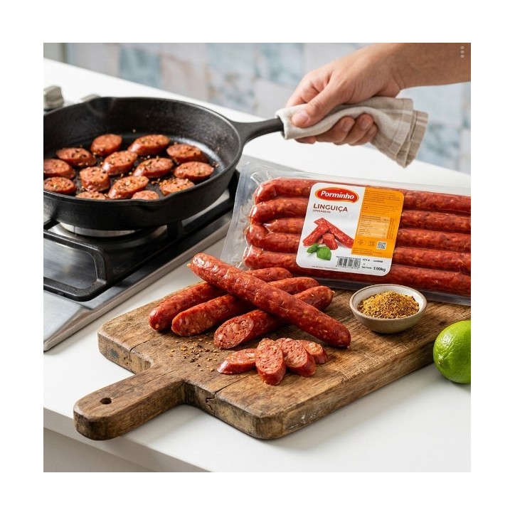 Pormino, Linguiça Longanisse 1kg Pormino, Linguiça Longanisse 1kg