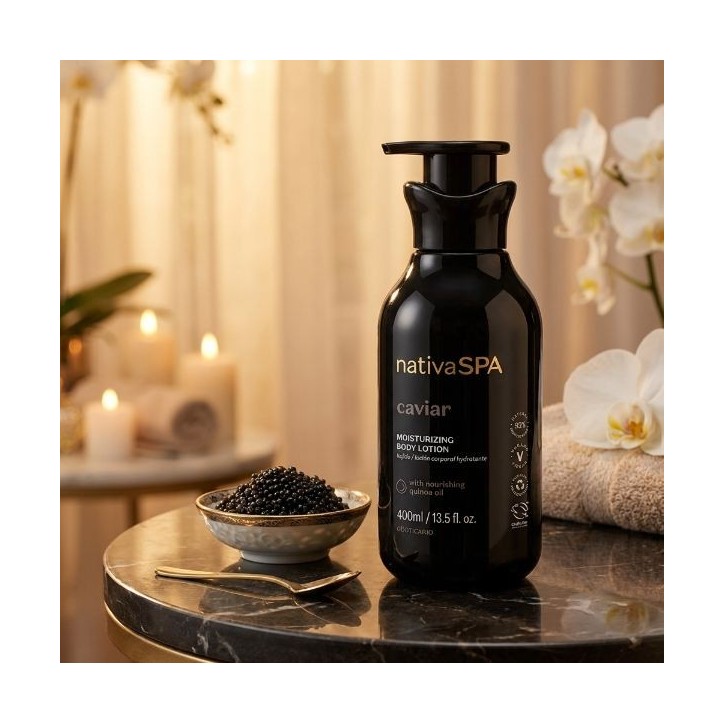 Boticario, Locao Hidratante Nativa Spa Caviar 400ml