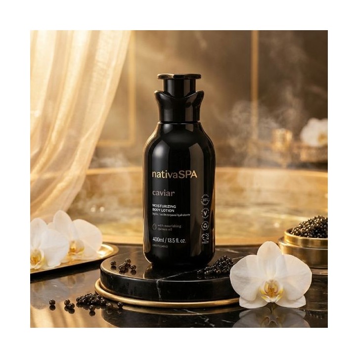 Boticario, Locao Hidratante Nativa Spa Caviar 400ml
