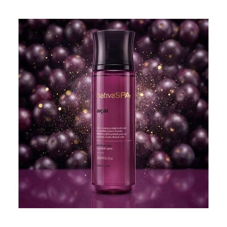 Boticario, Body Splash Nativa Spa Açaí 200ml