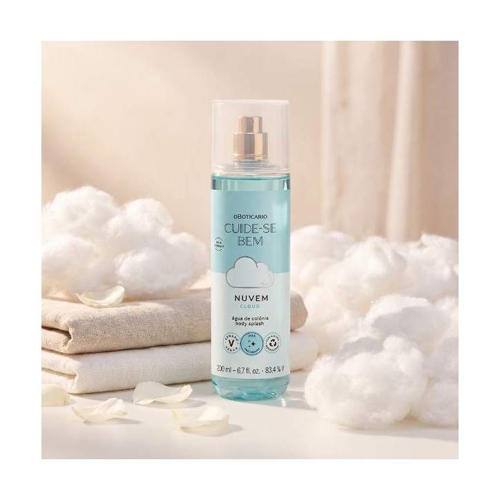 Boticario, Body Splash Cuide-se Bem Nuvem 200ml Boticario, Body Splash Cuide-se Bem Nuvem 200ml