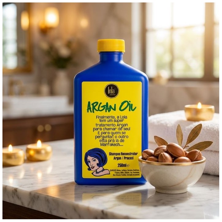 Lola, Shampoo Oleo de Argan/Pracaxi Reconstructor 250ml Lola, Shampoo Oleo de Argan/Pracaxi Reconstructor 250ml