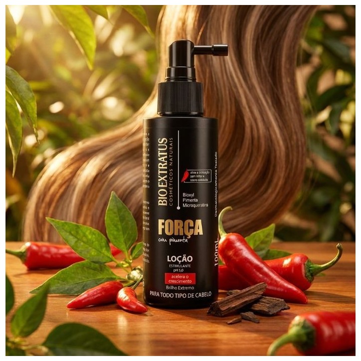 Bio Extratus, Locao Forca com Pimenta 100ml Bio Extratus, Locao Forca com Pimenta 100ml