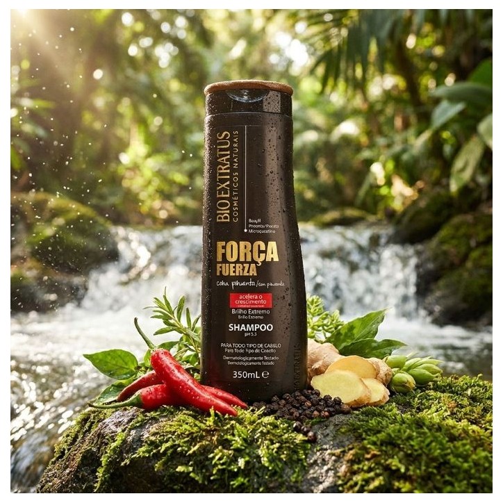 Bio Extratus, Shampoo Forca com Pimenta 350ml Bio Extratus, Shampoo Forca com Pimenta 350ml