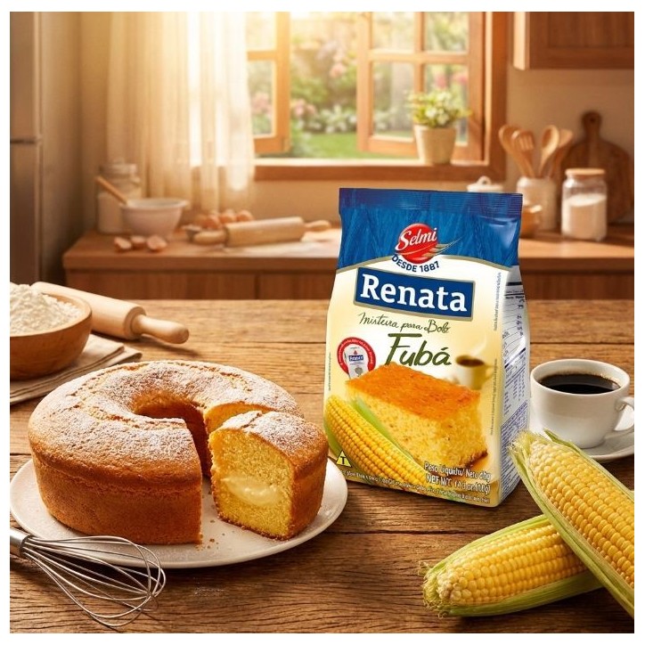 Renata, Mistura para Bolo de Fuba 400g