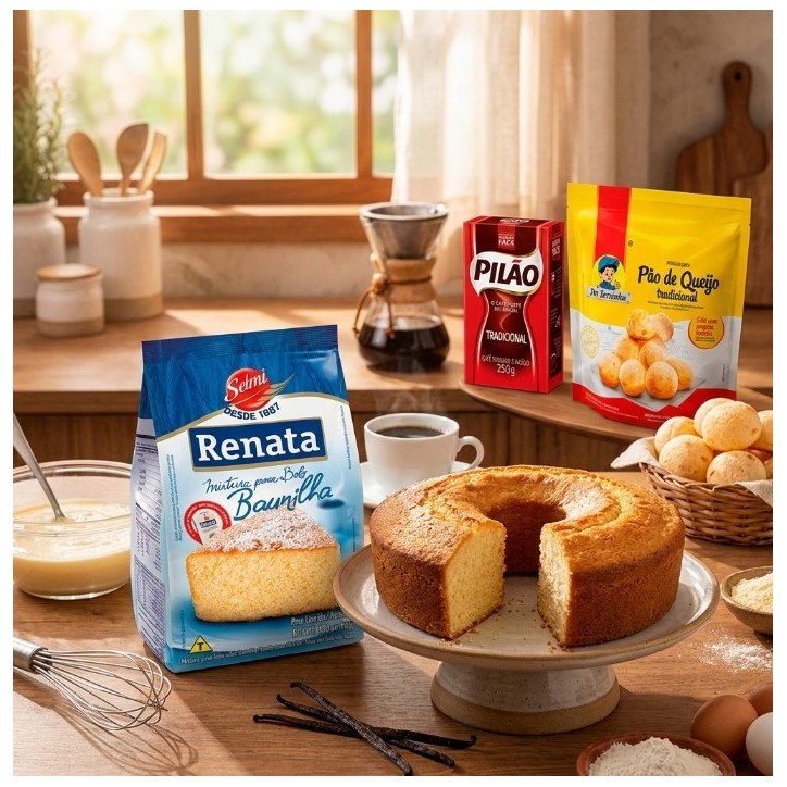 RENATA, Mistura para Bolo de Baunilha 400g