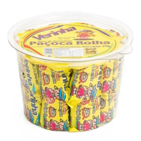 Verinha, Doce de Amendoim Pacoca Rolha 370g