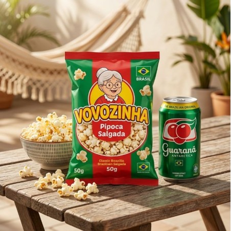 VOVOZINHA, Pipoca Salgada 50g