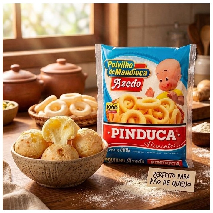 Pinduca, Polvilho Azedo 500g Pinduca, Polvilho Azedo 500g