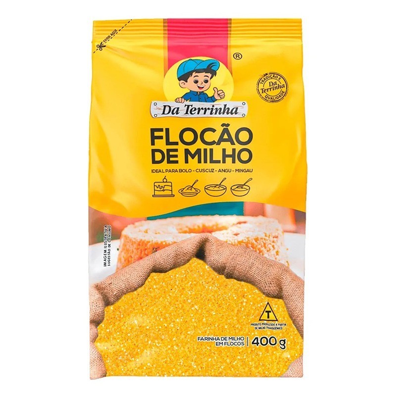 Da Terrinha, Kimilho Flocao de Milho 400g