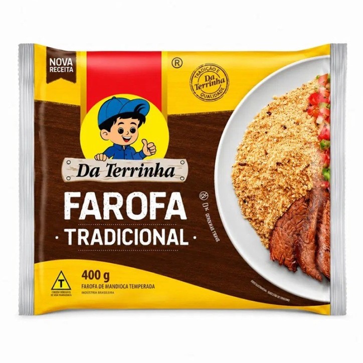 Da Terrinha, Farofa  Mandioca Tradicional 400g
