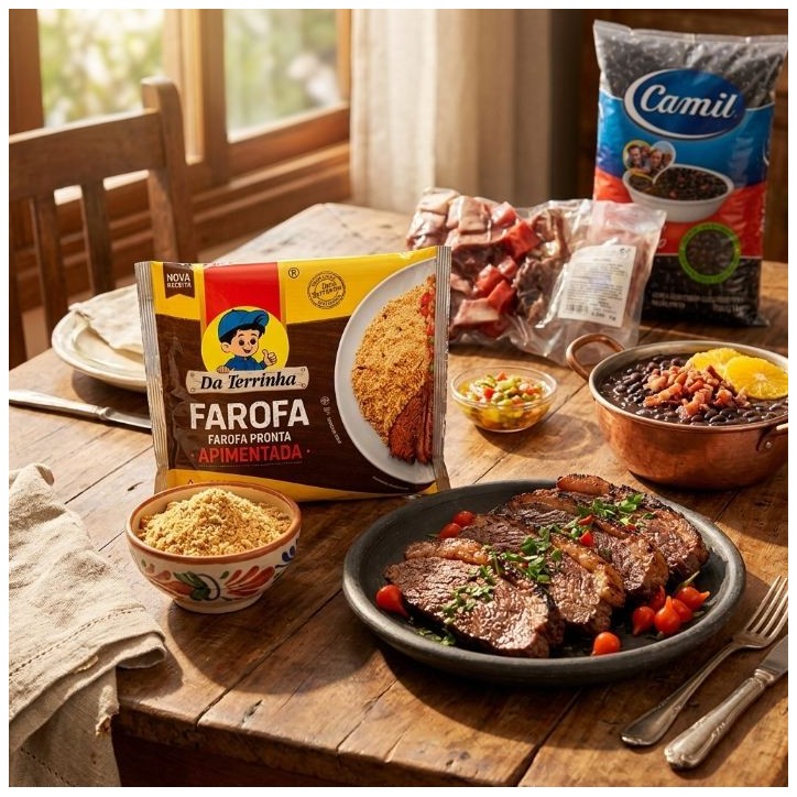 Da Terrinha, Farofa  Mandioca Tradicional 400g