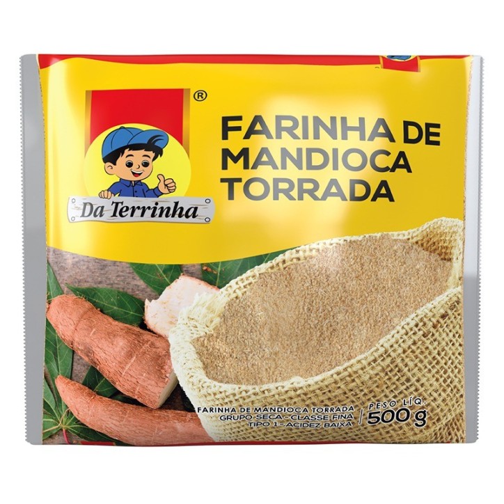 Da Terrinha, Farofa Mandioca Torrada 500g Da Terrinha, Farofa Mandioca Torrada 500g