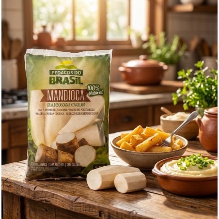 Pedacos do Brasil, Mandioca Crua 1kg