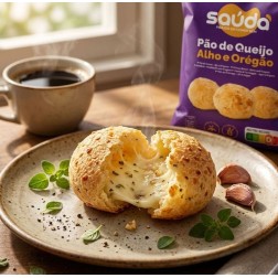 Saúda, Pao de Queijo Alho e Oregano 1kg
