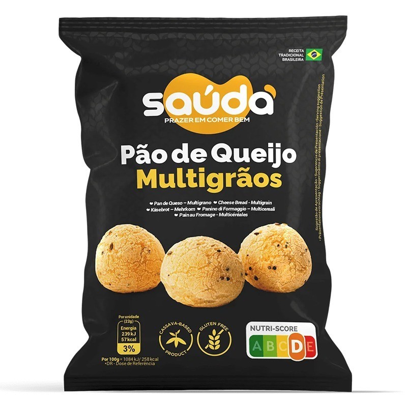 Saúda, Pao de Queijo Multigraos 1kg