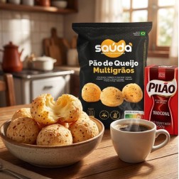 Saúda, Pao de Queijo Multigraos 1kg