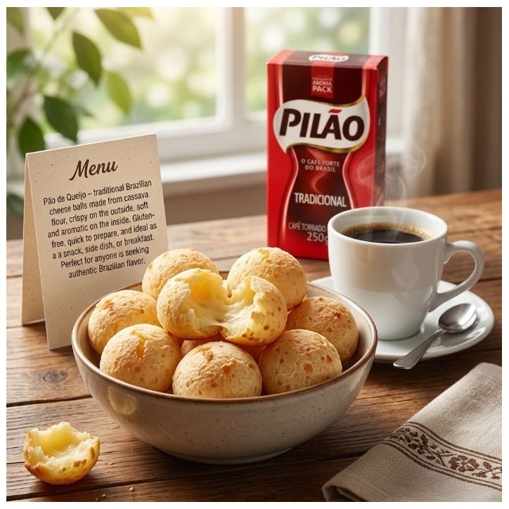 DeMarchi, Pao de Queijo Medio 1,02kg
