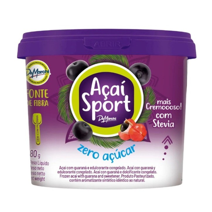 DeMarchi, Acai Sport Zero Acucar com Guarana 180g