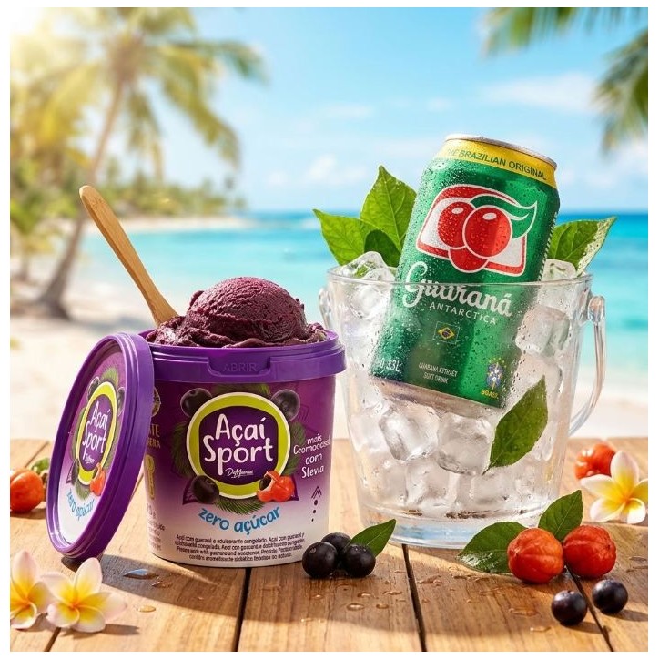 DeMarchi, Acai Sport Zero Acucar com Guarana 180g