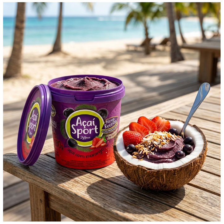 DeMarchi, Acai Sport com Morango 180g
