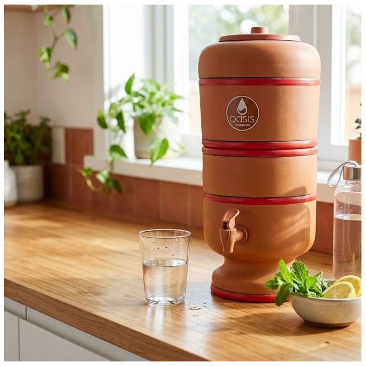 OASIS, Filtro de Agua de Barro (6 Liter) OASIS, Filtro de Agua de Barro (6 Liter)