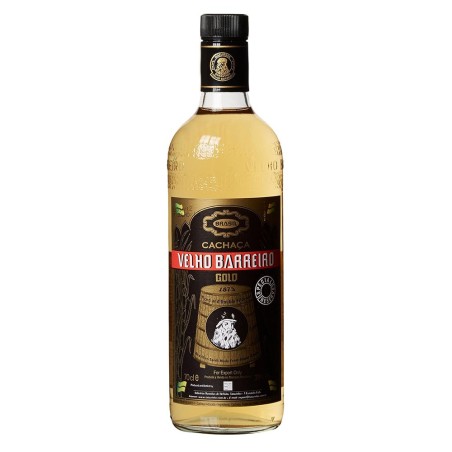 VELHO BARREIRO, Cachaça Set Gold II 700ml, 39% vol.