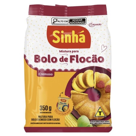 Sinha, Mistura para Bolo de Flocao Cremoso 350g