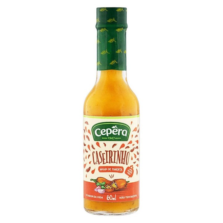 Cepera, Molho Pimenta Caseirinho 60ml Cepera, Molho Pimenta Caseirinho 60ml