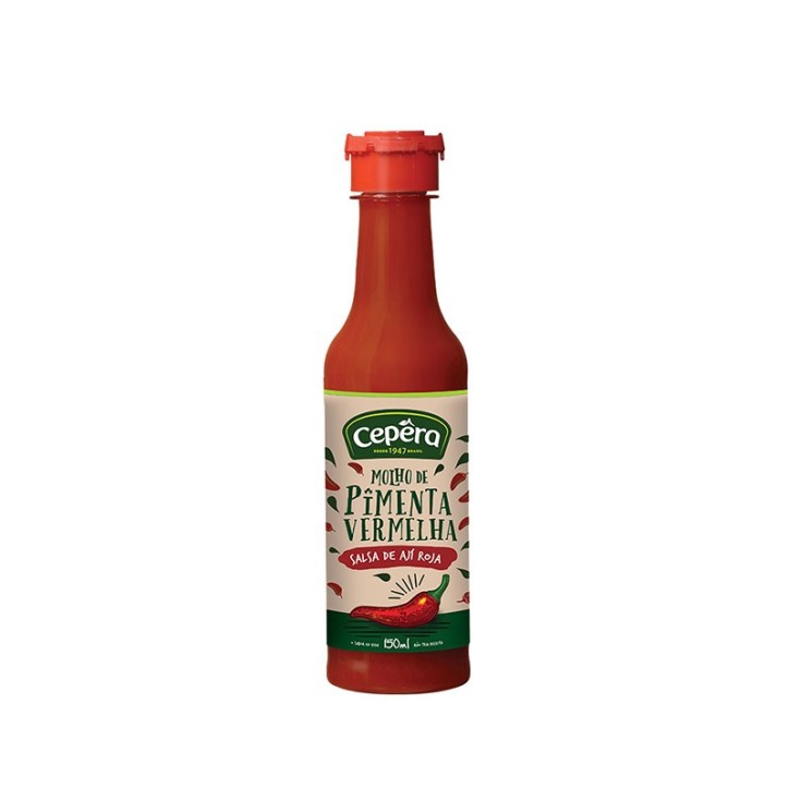 Cepera, Molho de Pimenta Vermelha 150ml Cepera, Molho de Pimenta Vermelha 150ml