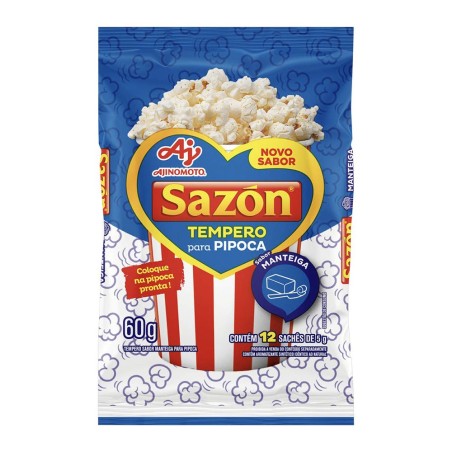 Ajinomoto, Sazon Tempero  para Pipoca Manteiga 60g