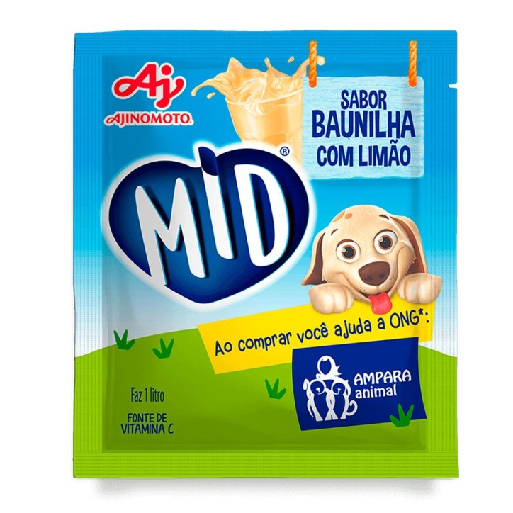 Ajinomoto, Refresco em Po Sabor Baunilha com Limao 20g Ajinomoto, Refresco em Po Sabor Baunilha com Limao 20g