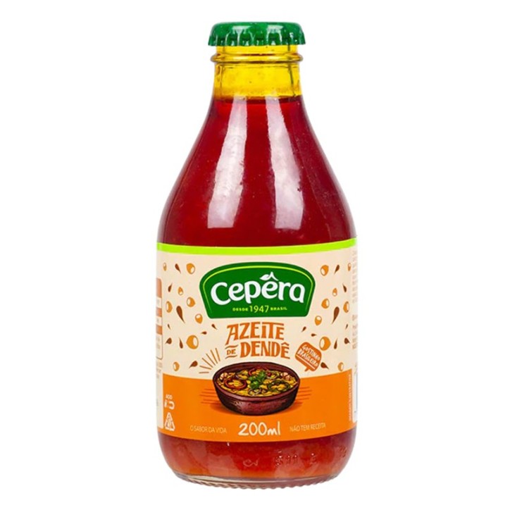 Cepera, Azeite de Dende, Palmöl 200ml Cepera, Azeite de Dende, Palmöl 200ml
