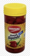 Pimenta Biquinho 340 g liquido / 180 g Peso Drenado Arrifana. MHD 15.08.2027