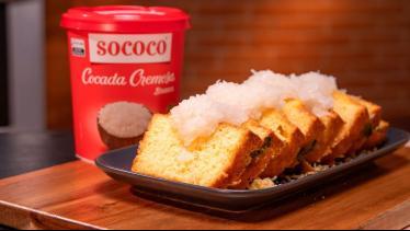 Cocada Cremosa | Bolo de Fubá com Cocada