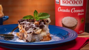  Cocada Cremosa | Sobremesa de vitrine de pão aman
