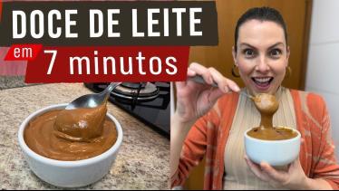 DOCE DE LEITE CASEIRO EM 7 MINUTOS! O MAIS RÁPIDO 