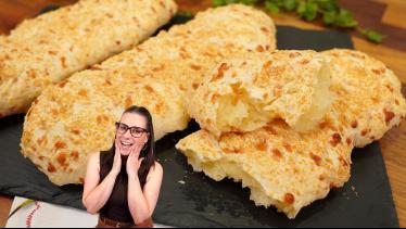  BISCOITO DE POLVILHO COM MUITO QUEIJO, FÁCIL, PRA