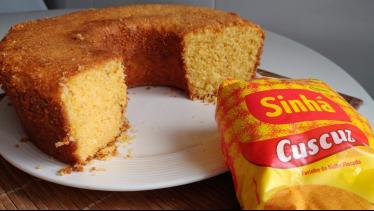 BOLO DE CUSCUZ , FLOCÃO DE MILHO FÁCIL , FOFINHO e