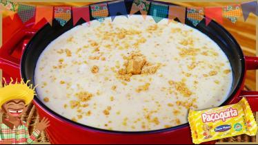  CANJICA CREMOSA DE FESTA JUNINA I Receitas de Pai