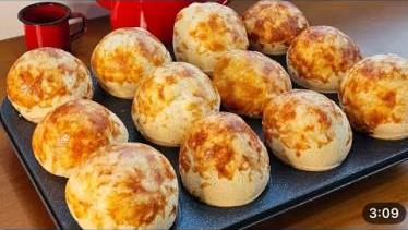  PÃO DE QUEIJO COM POLVILHO DOCE- NÃO MURCHA