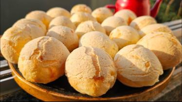  PÃO DE QUEIJO COM POLVILHO AZEDO- NÃO MURCHA FÁCI