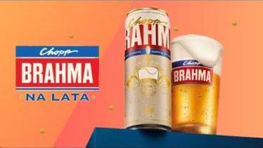  LANÇAMENTO CHOPP BRAHMA EM LATA