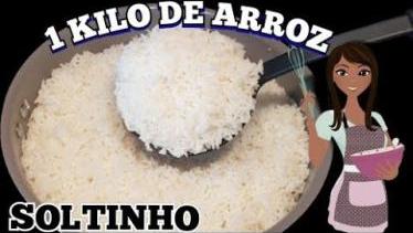 COMO FAZER 1 KILO DE ARROZ BRANCO BEM SOLTINHO - R