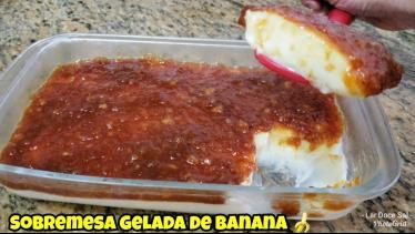  SOBREMESA DE BANANA FÁCIL E DELICIOSA