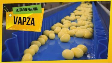 Vapza, Mandioca Cozida a Vapor e Embalada a Vacuo 