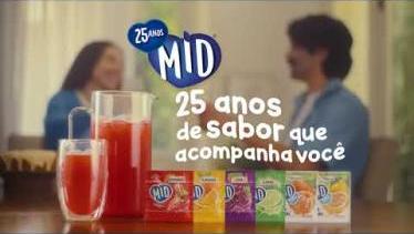  MID® 25 anos de sabor que acompanha você