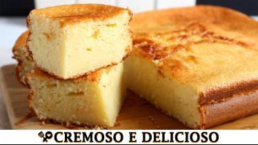  BOLO CREMOSO DE QUEIJO - RECEITAS QUE AMO