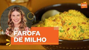  Farofa de milho com cenoura e bacon | Rita Lobo |