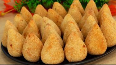  A MELHOR MINI COXINHA - SEQUINHA E COM RECHEIO FÁ